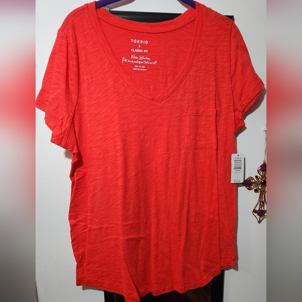 Torrid Heritage Slub V Neck